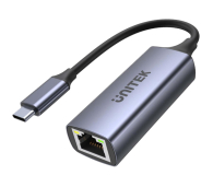 Przejściówka Unitek Adapter USB-C - RJ45 1Gbit LAN, PD 100W